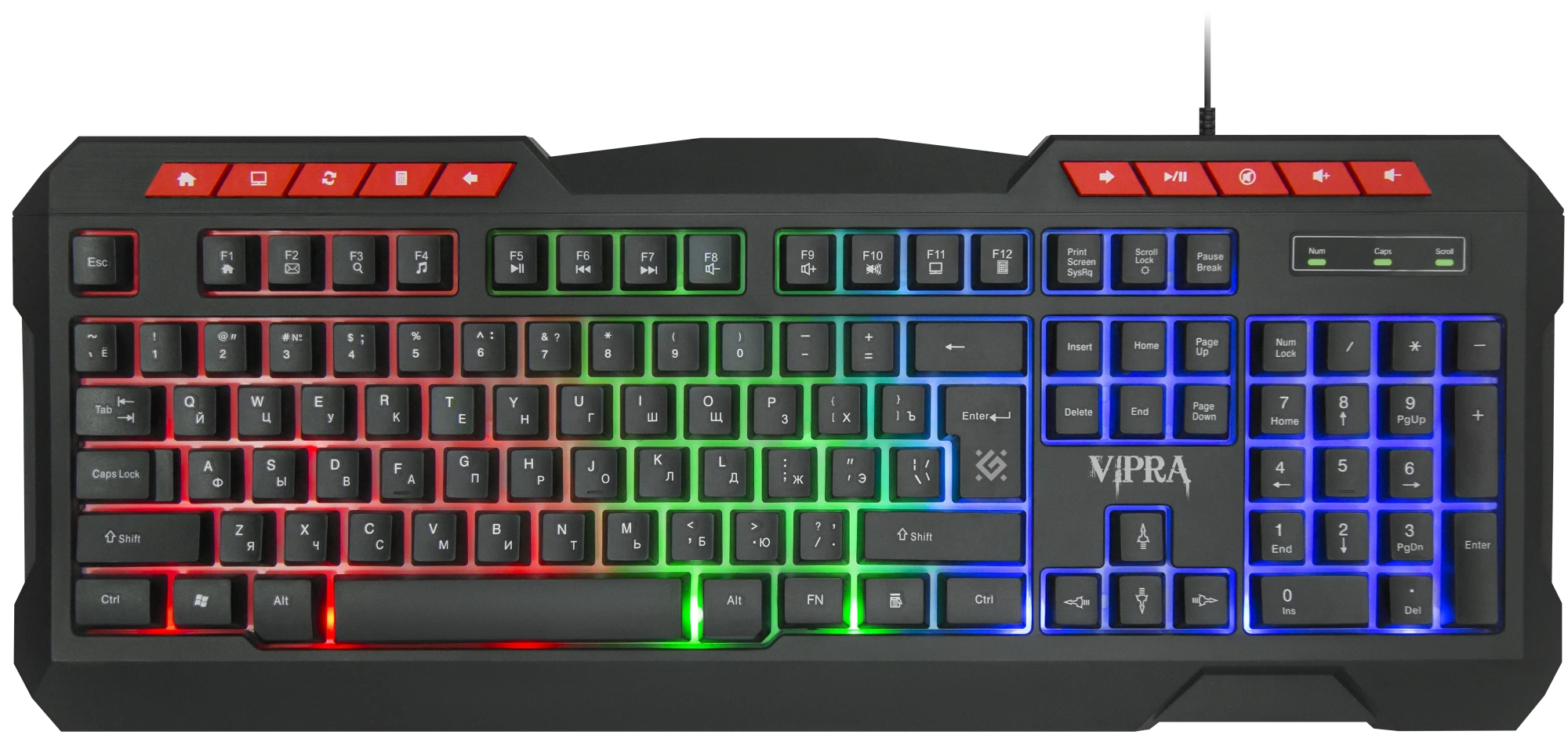 Клавиатура Defender Vipra GK-586 - Black (45589)