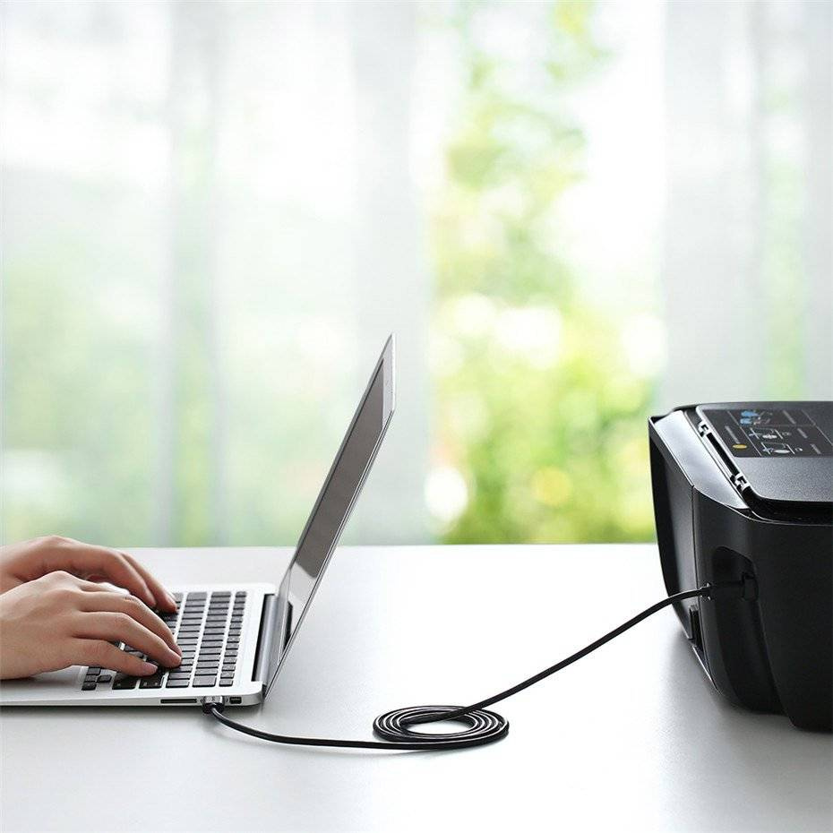 Кабель Ugreen US135, USB(m) - USB(m) A/B, 3м (10351)