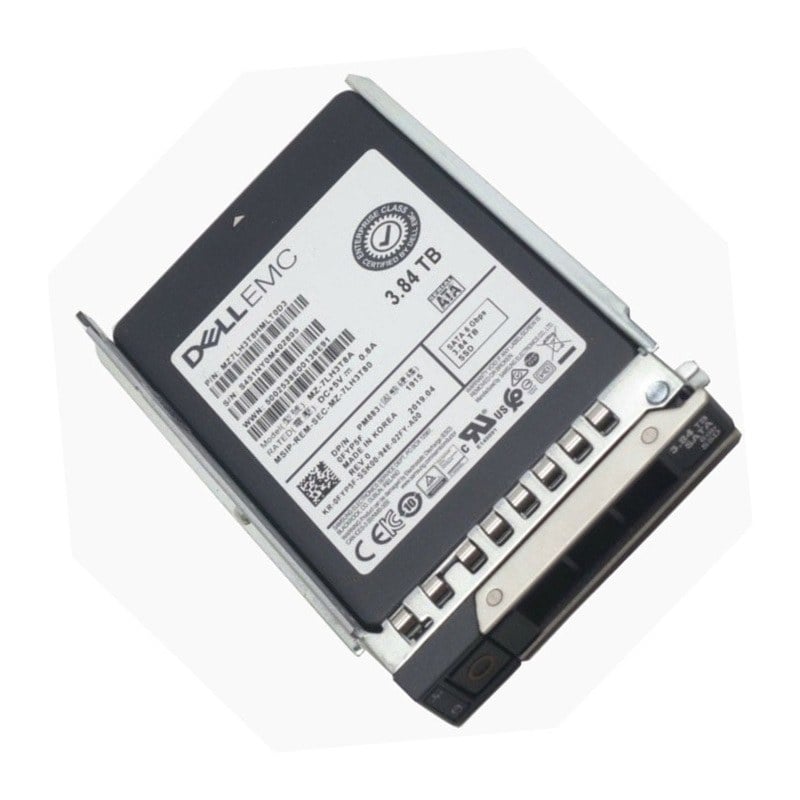 Твердотельный накопитель Dell 3.84TB SSD SATA (345-BDRO)