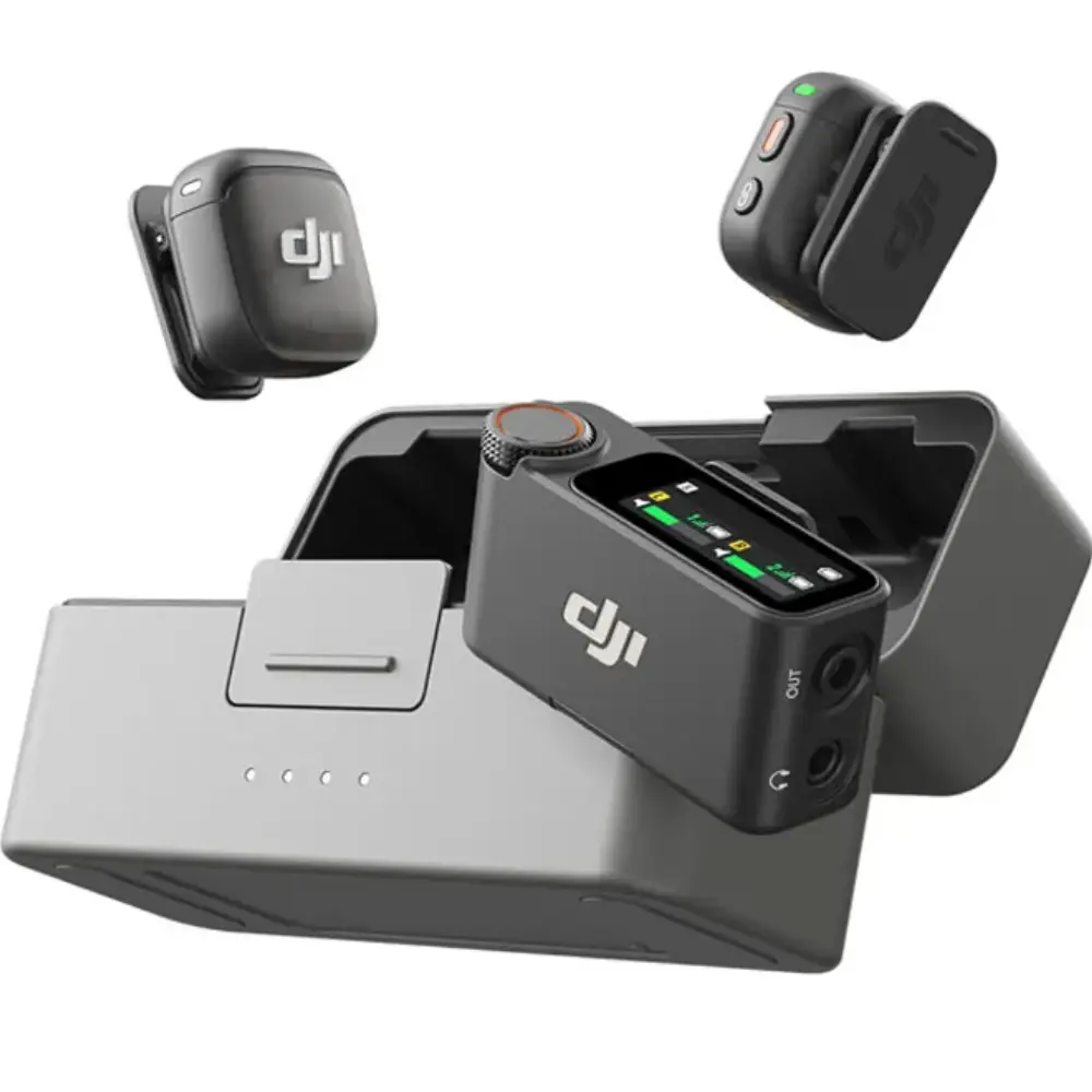 Петличный микрофон DJI Mic 3 (2 TX + 1 RX + Charging Case) (6937224116344)