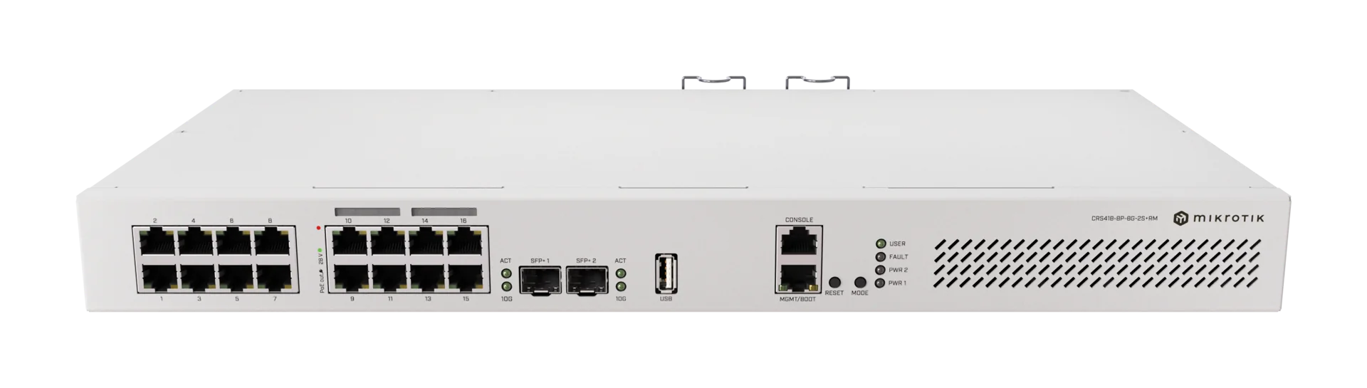 Коммутатор MikroTik CRS418-8P-8G-2S+RM (CRS418-8P-8G-2S+RM)