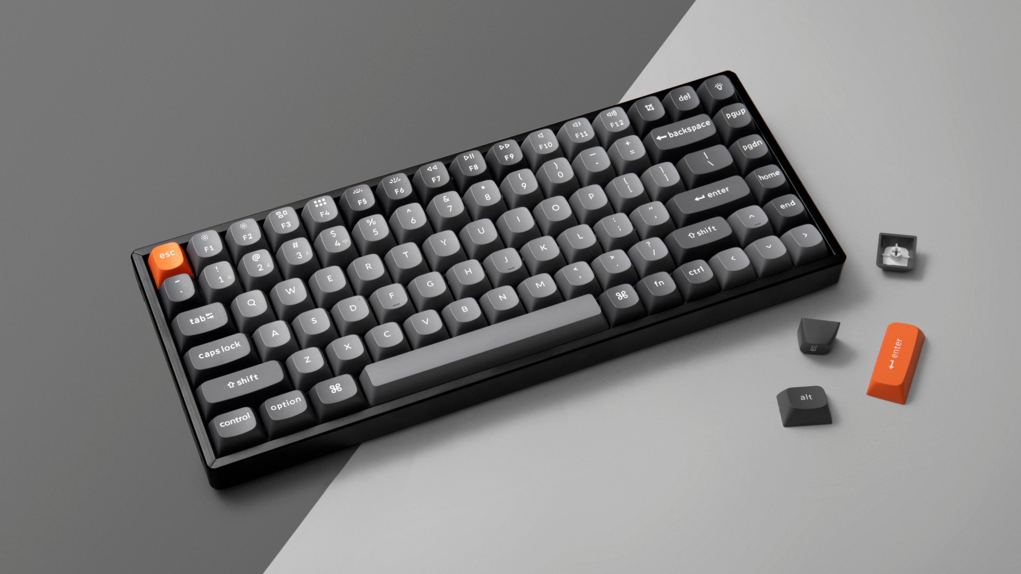 Клавиатура игровая Keychron K2 Max, черный (K2M-J1)