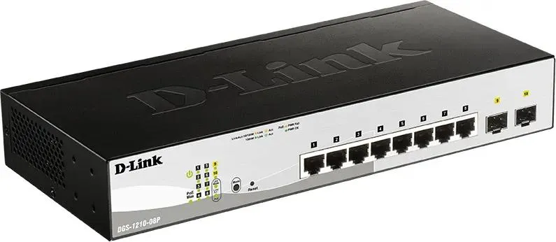 Коммутатор D-Link DGS-1210-08P/G3A (DGS-1210-08P/G3A)
