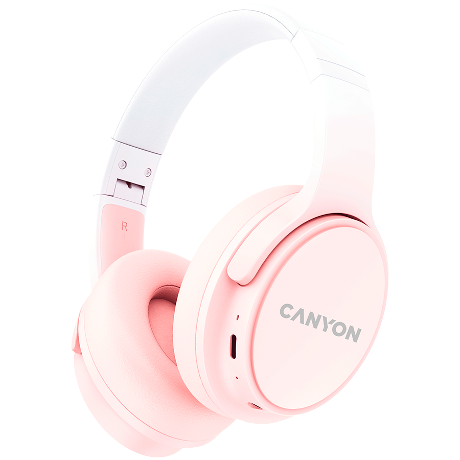 Наушники накладныеCanyon OnRiff 4, Pink (CNS-CBTHS4P)