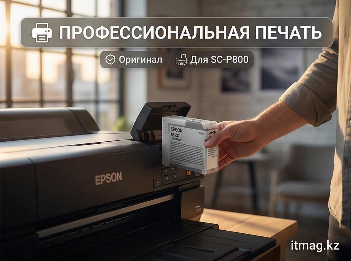 Картридж струйный Epson Light Black T850700 UltraChrome HD 80ml (C13T850700)
