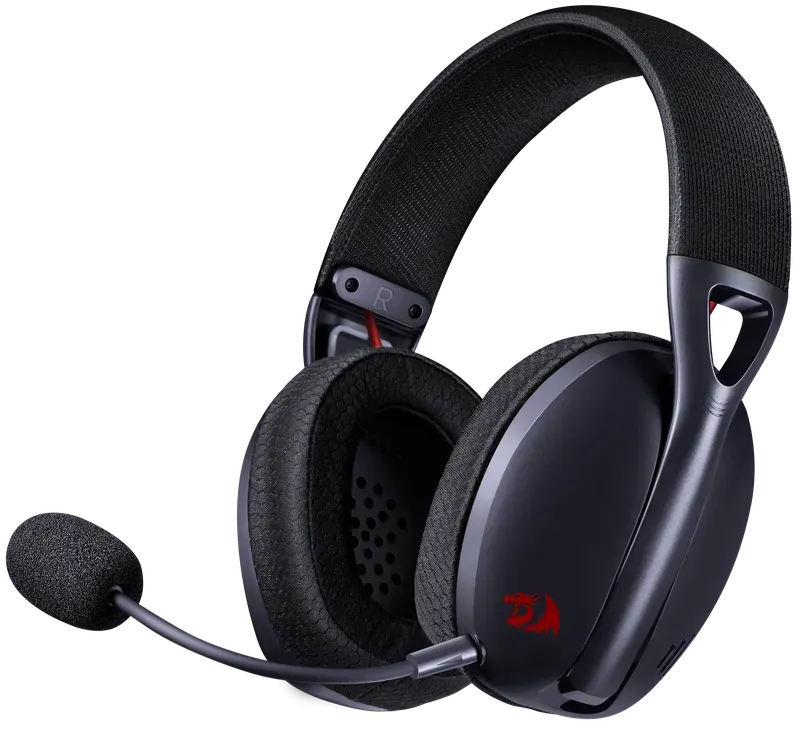 Наушники-гарнитура игровые беспроводные Redragon Ire Pro черный (71535)