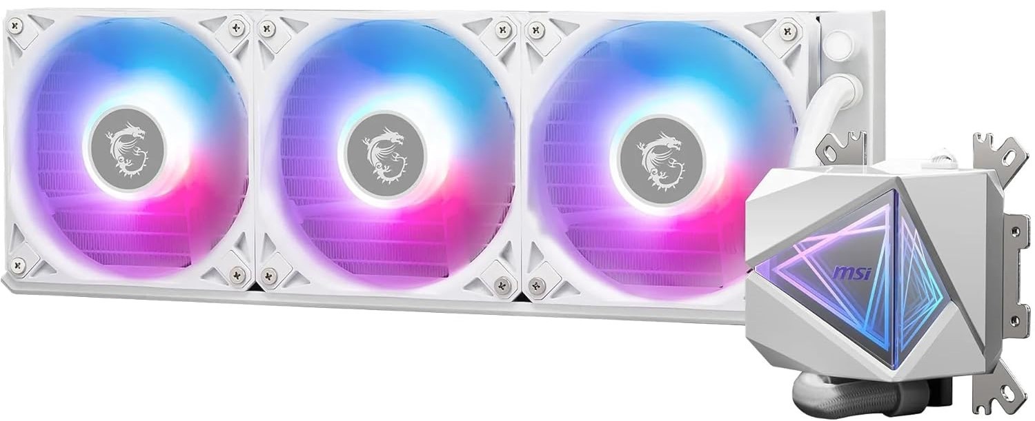 Водяное охлаждение для CPU MSI MAG CORELIQUID I360 WHITE (MAG CORELIQUID I360 WHITE)