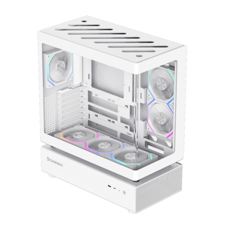 Компьютерный корпус Gamemax N80 WH White (12118000002)