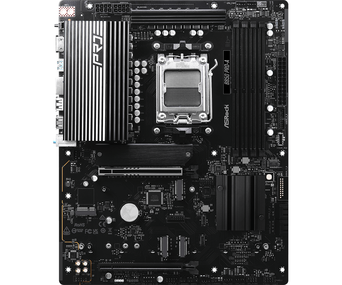 Материнская плата ASRock B850 PRO-A (B850 PRO-A) (90-MXBQM0-A0UAYZ)