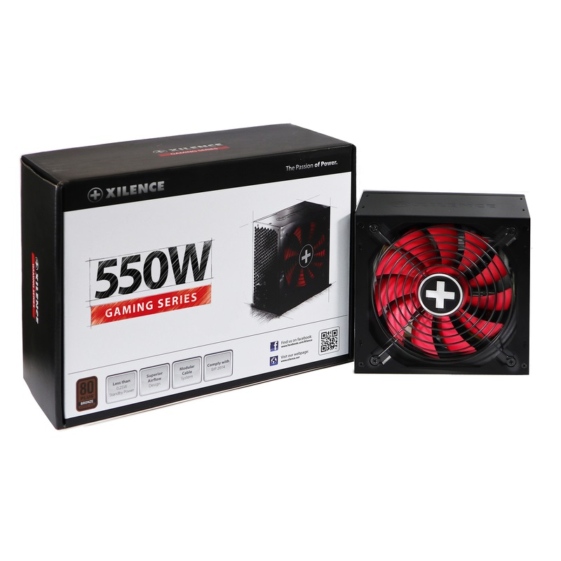 Блок питания Xilence Gaming series XN215 550W, 80+ Bronze (XP550R10)