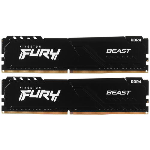 Оперативная память Kingston FURY Beast RGB 32Gb(16Gb (KF436C18BBK2/32)