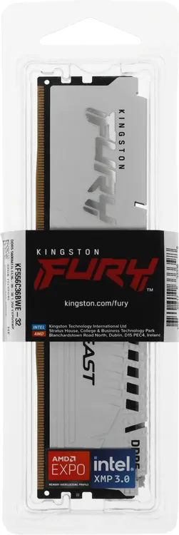 Оперативная память Kingston FURY Beast White EXPO DDR5 32GB 5600MT/s (KF556C36BWE-32)
