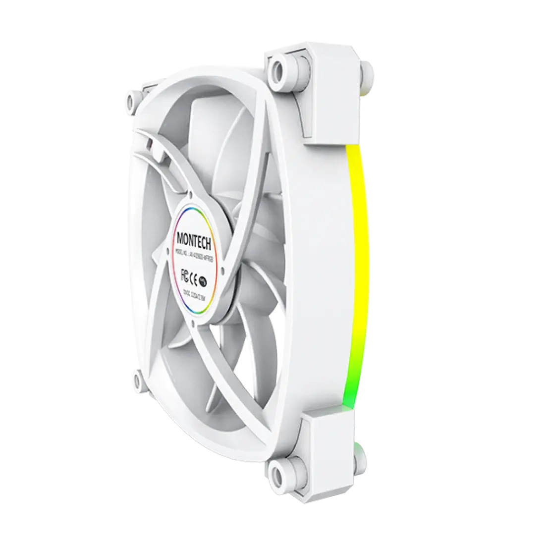 Вентилятор для корпуса Montech AX120 PWM, Белый (AX120 PWM (W))
