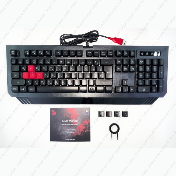 Клавиатура A4Tech Bloody B120N, Black, (B120N)