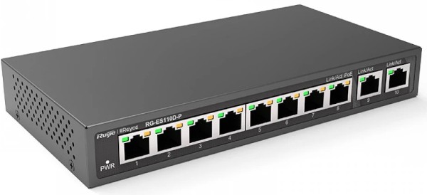 Коммутатор Reyee RG-ES110D-P (RG-ES110D-P)