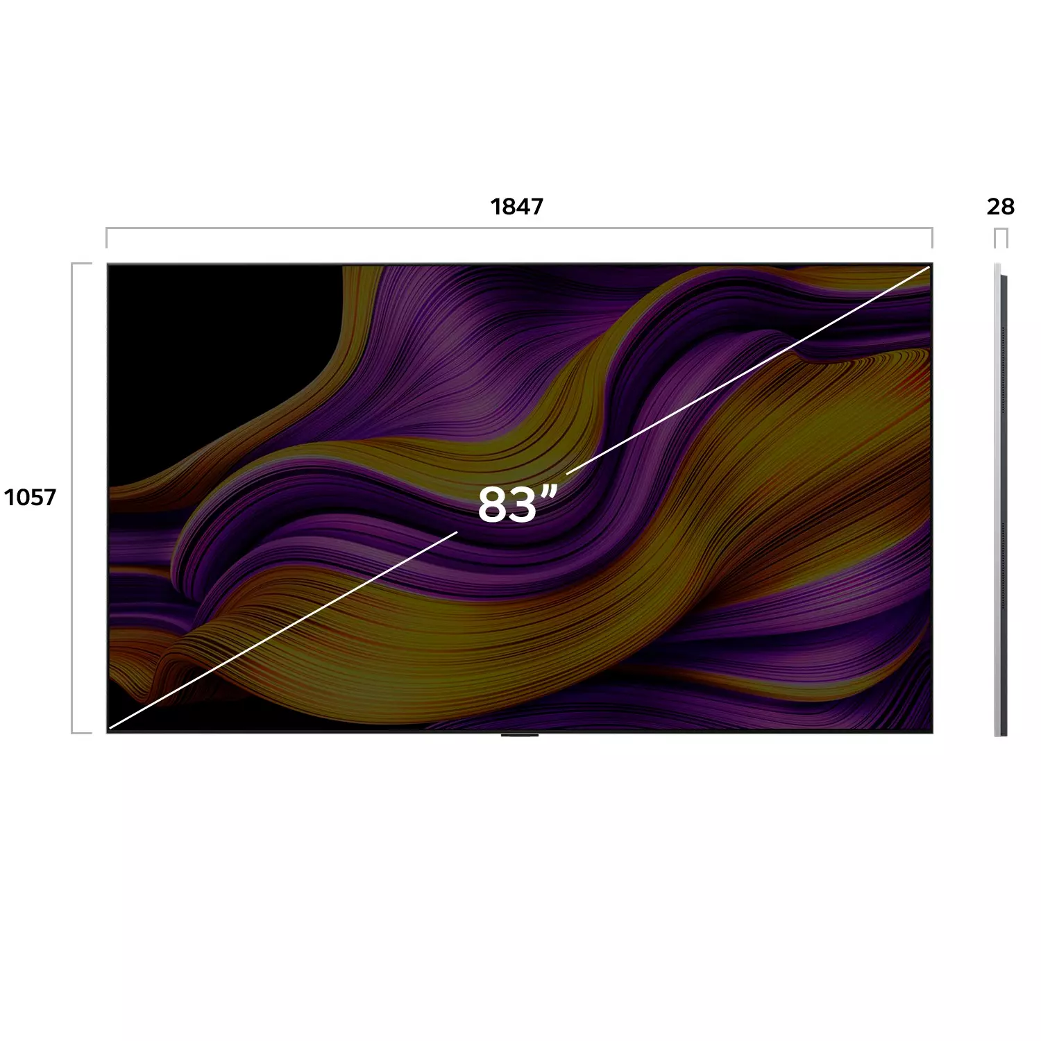 Телевизор LG OLED evo AI G5 4K 83" (OLED83G5RLA)