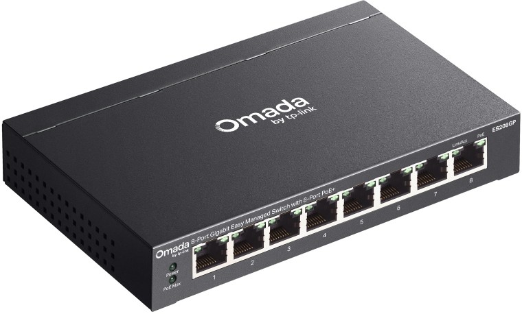 Коммутатор TP-Link Omada ES208GP (ES208GP(UN))