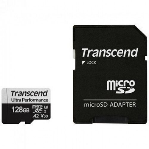 Карта памяти MicroSD 128GB Class 10 U3 Transcend TS128GUSD340S (TS128GUSD340S)
