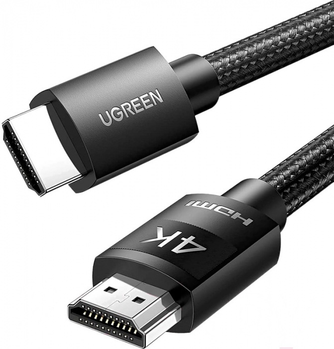 Кабель Ugreen HD119 4K HDMI Cable Male to Male Braided 2m 40101 (40101)