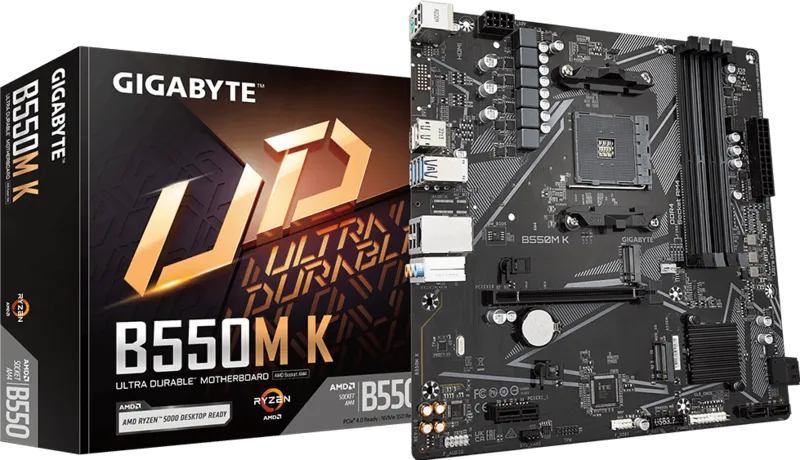 Материнская плата Gigabyte B550M K (B550M-K)
