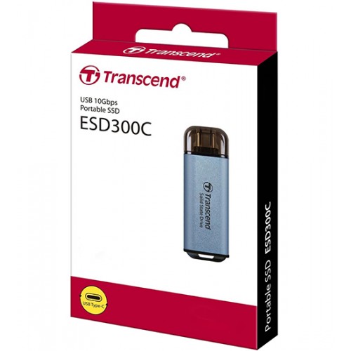 Внешний SSD USB Transcend ESD300 1 TB Sky Blue (TS1TESD300C)