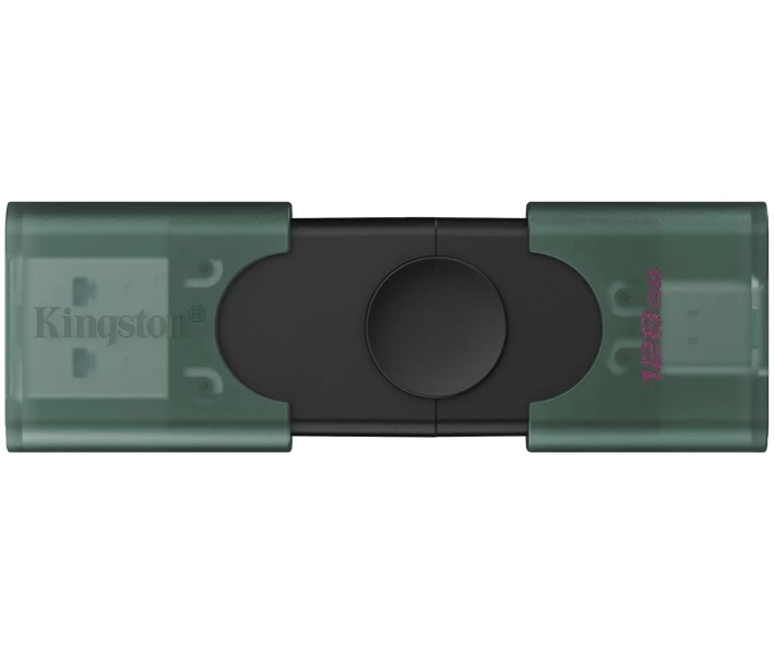 Флэш-накопитель Kingston 128Gb USB3.2 Gen2 + Type-C, Data Traveler Duo (Black) (DTDEG2/128GB)