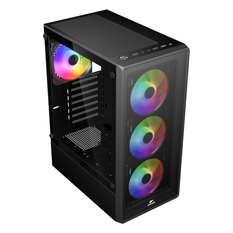 Корпус Wintek Miracle A01-B-M TG, Black () (A01-B-M TG)