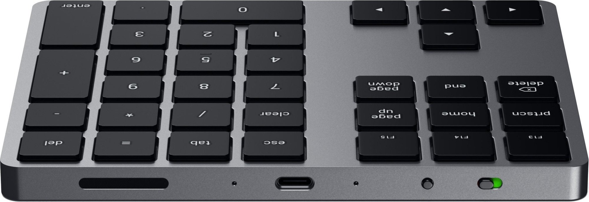 Числовой блок Satechi Aluminum Extended Keypad, Space Gray (ST-XLABKM)