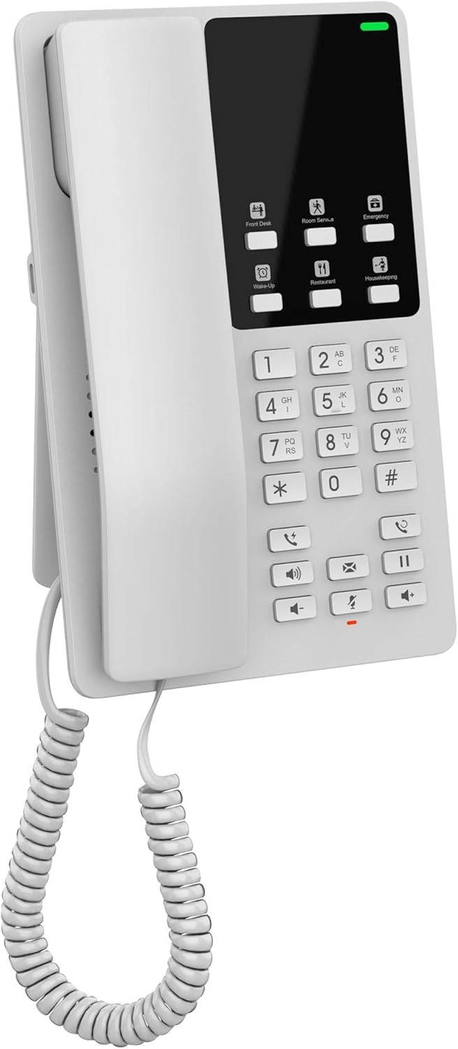 IP-телефон Grandstream GHP620, White Compact Hotel IP Phones (GHP620)