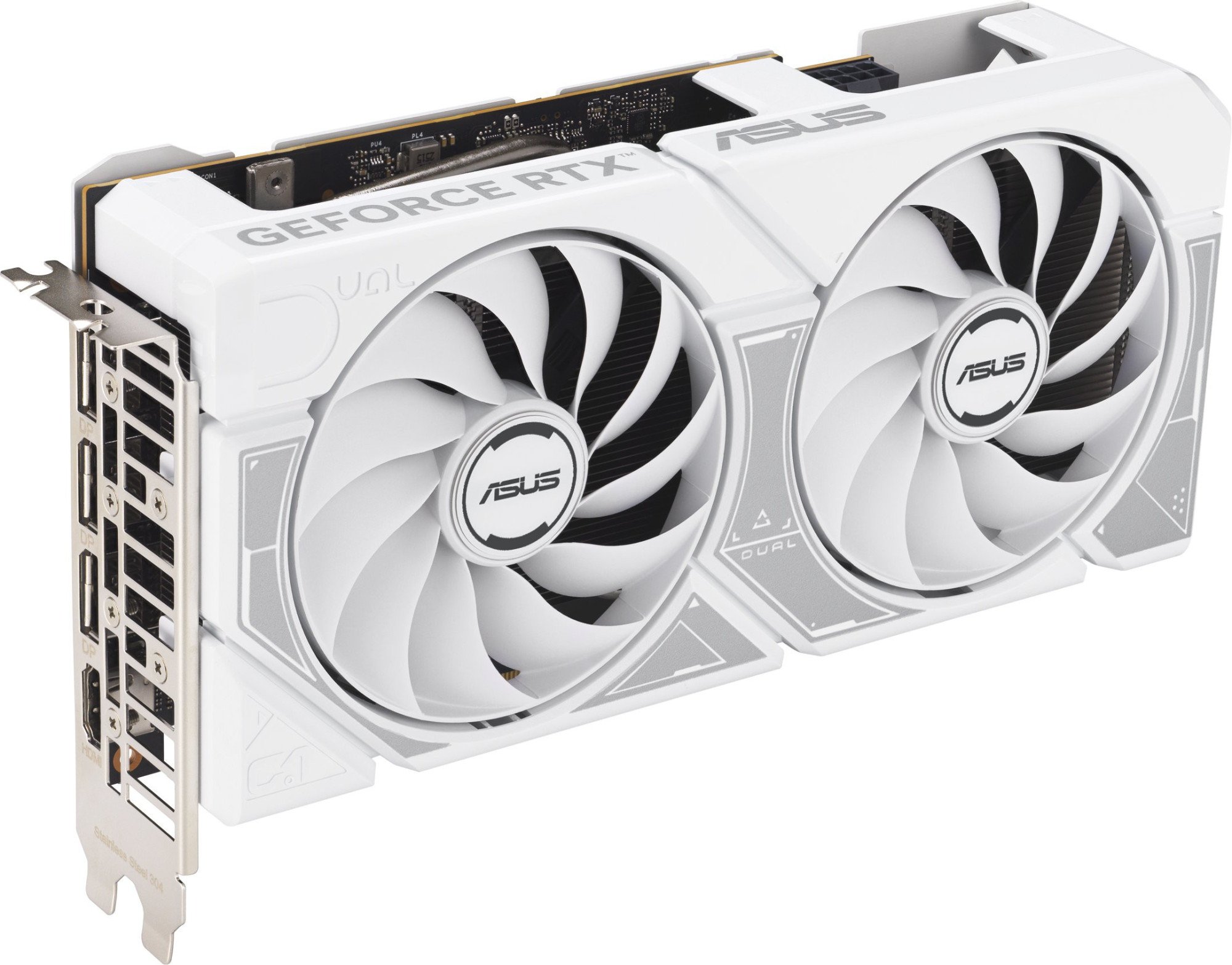Видеокарта ASUS Dual GeForce RTX 5060 White OC Edition 8GB GDDR7 (DUAL-RTX5060-O8G-WHITE)