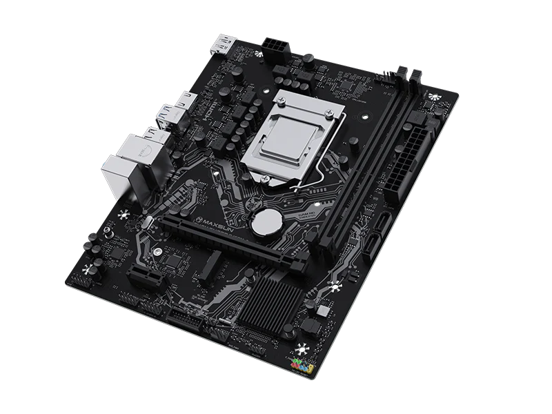 Материнская плата Socket1200, MATX, iB460 (HDMI, DP) MaxSun Challenger B460M-D, 2DDR4, PCIx16, PCIx1 (MS-Challenger B460M-D)