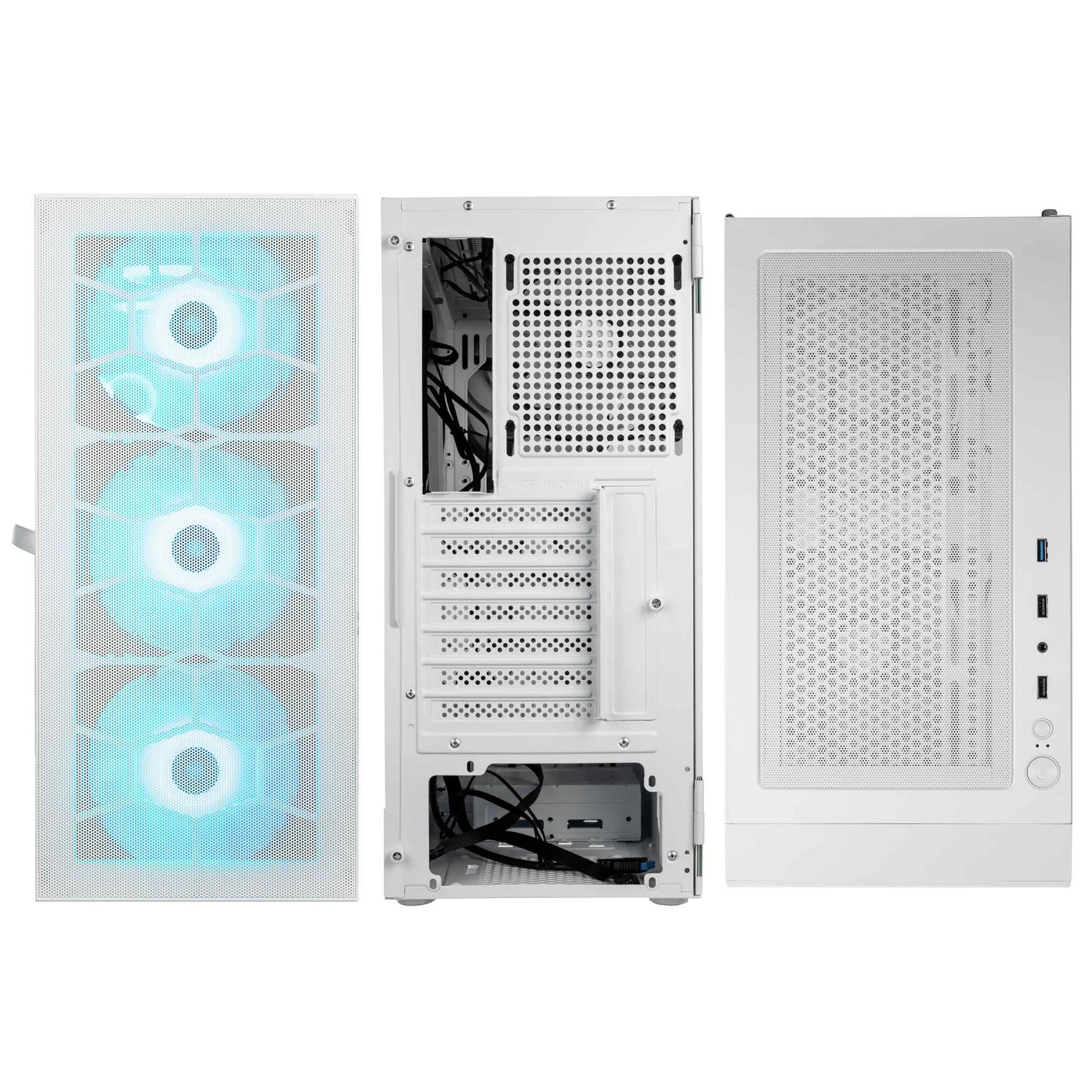 Корпус Kolink Observatory HF Mesh ARGB - White (PGW-CH-KOL-112)