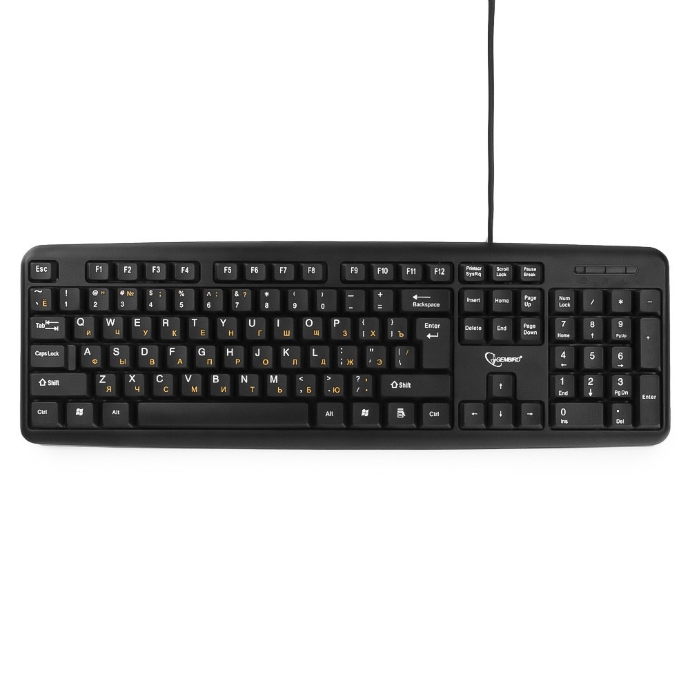 Клавиатура Gembird KB-8320U-BL, black (KB-8320U-BL)