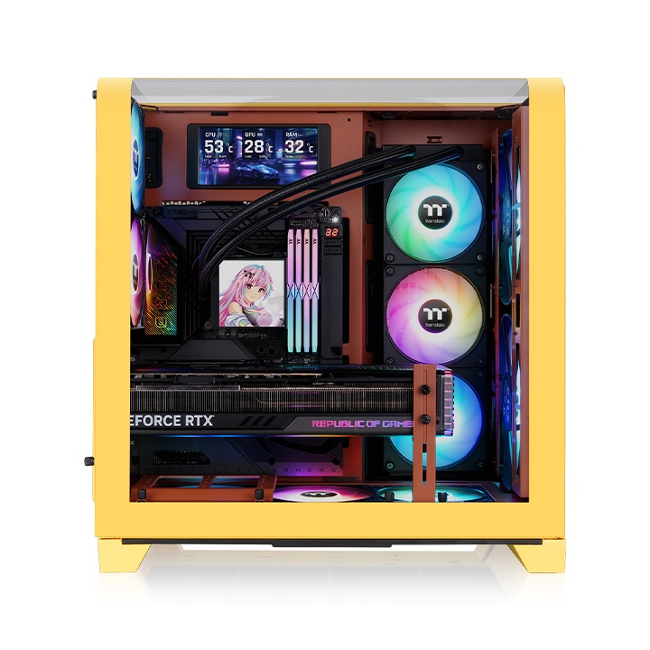 Компьютерный корпус Thermaltake View 390 Air - Butter Caramel (CA-11F-00MMWN-00)
