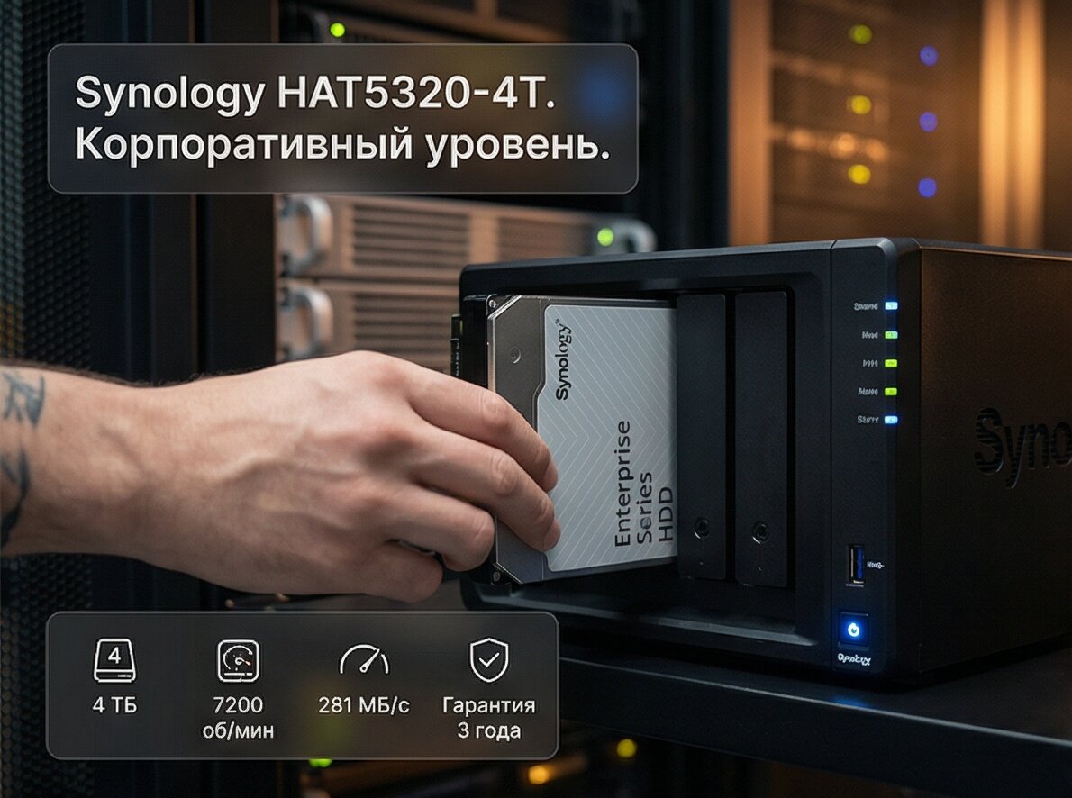 Жесткий диск Synology HAT5320-4T (HAT5320-4T)