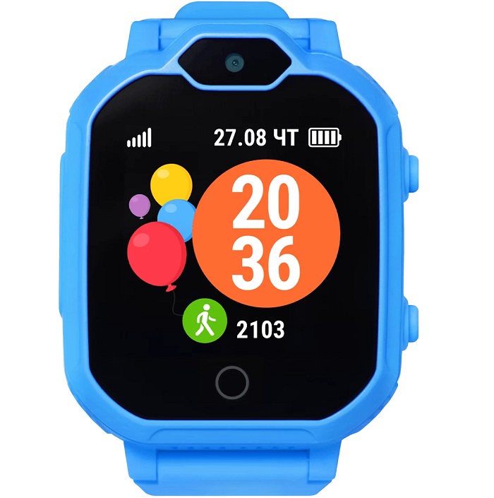 Смарт часы Geozon Aqua Plus синий (G-W19BLU)