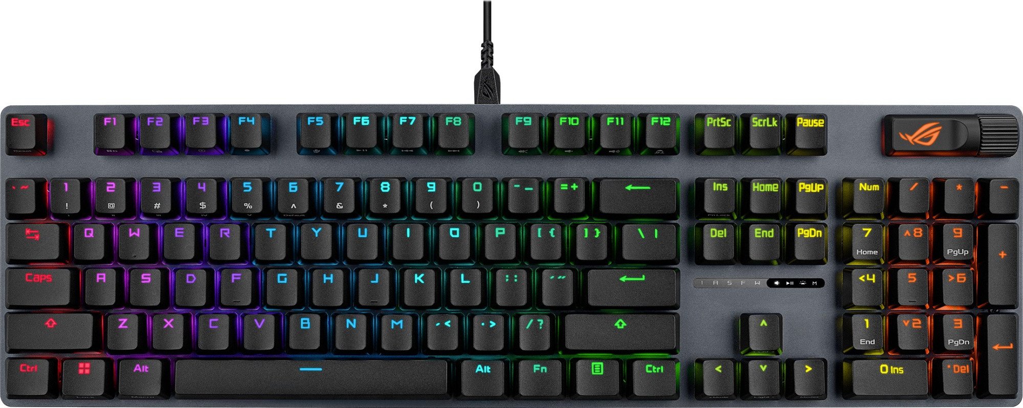 Клавиатура Asus XA14 ROG Strix Scope II X, NX Snow V2 (90MP03XF-BKRA00)