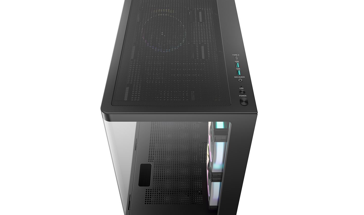 Корпус DeepCool CG380U 3F, Black (R-CG380U-BKAGM3-G)