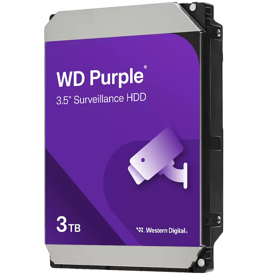 Жесткий диск HDD  3Tb Western Digital Purple SATA 3,5" (WD34PURZ)