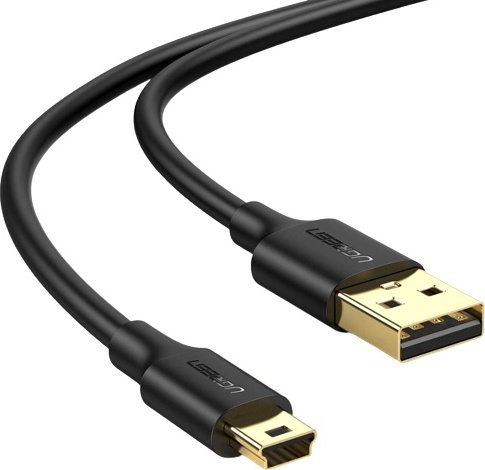 Кабель Ugreen US132, USB 2.0 - mini USB, 1.5m.  (10385)