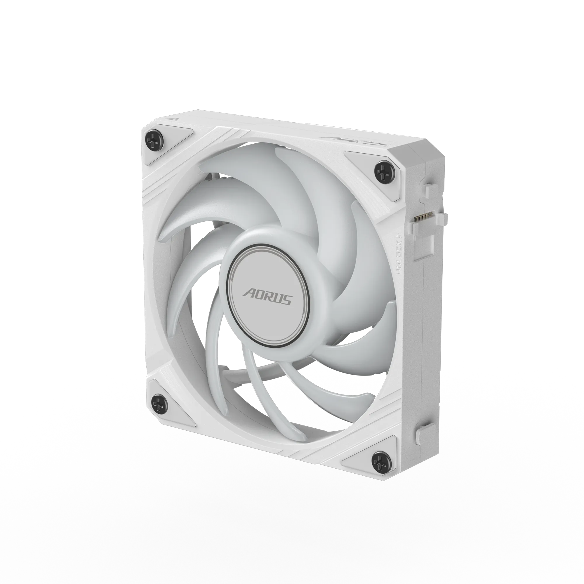 Вентилятор для корпуса Gigabyte AORUS EZ CHAIN FAN 120 ICE, WHITE (GP-ECFAN1201 ICE)