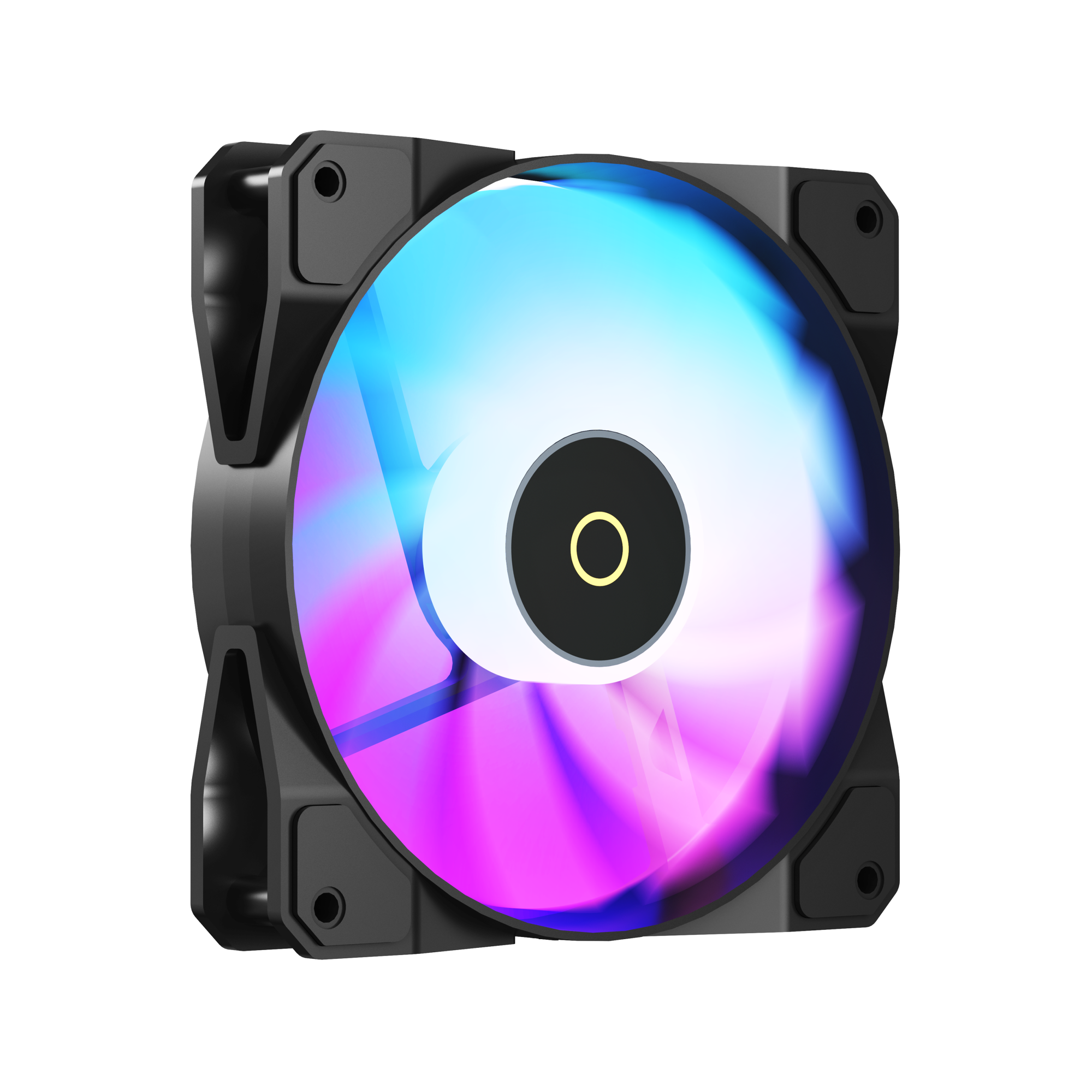 Вентилятор для корпуса Ocypus Beta F12 BK ARGB REVERSE BLADE, Черный (Beta-F12-BK1AM01X-GL)