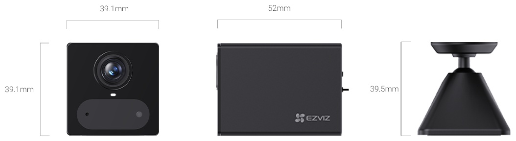 Камера, автономная Ezviz CB2/PB 4G 3MP Black (CB2/PB 4G 3MP Black)
