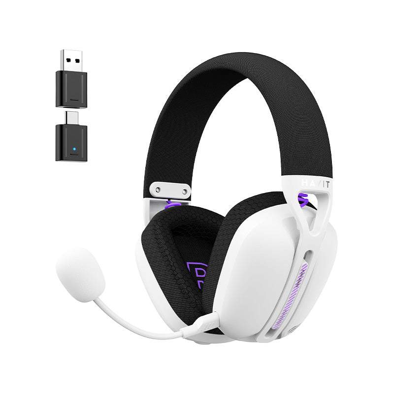 Наушники Havit Fuxi-H3 Plus, White+black (2.030120040102E+15)