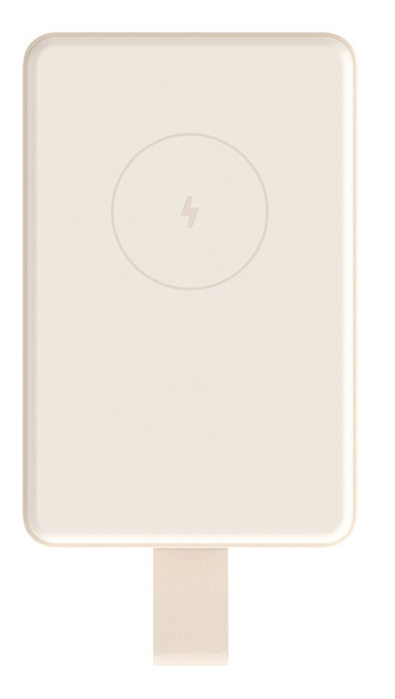 Power bank Xiaomi Magnetic, 6000 mAh, 15W, USB Type-C, USB, Beige (BHR9074GL)