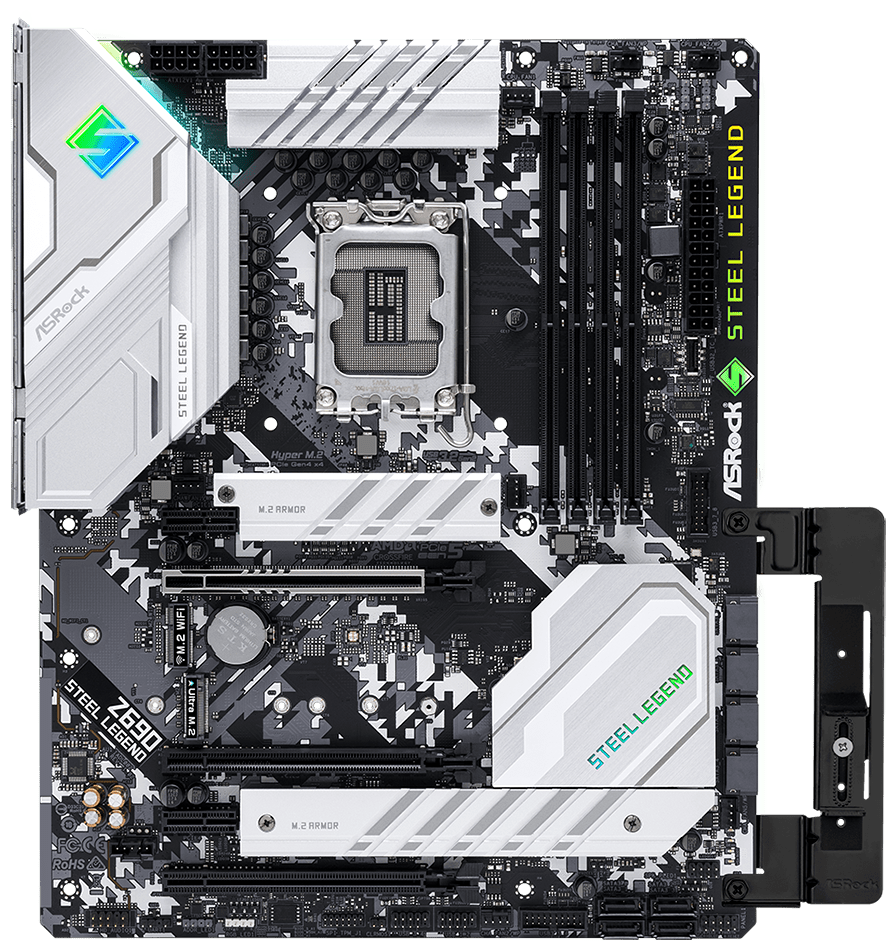 Материнская плата ASRock Z690 STEEL LEGEND LGA1700  ATX (Z690 STEEL LEGEND)