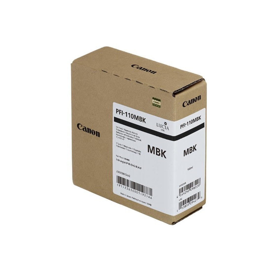 Чернильный картридж Canon PFI-110 Matte Black (2363C001)