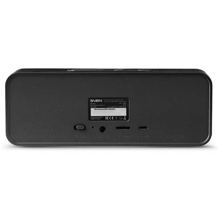 Колонка портативная Sven PS-170BL (2.0), Black-Gray (PS-170BL)