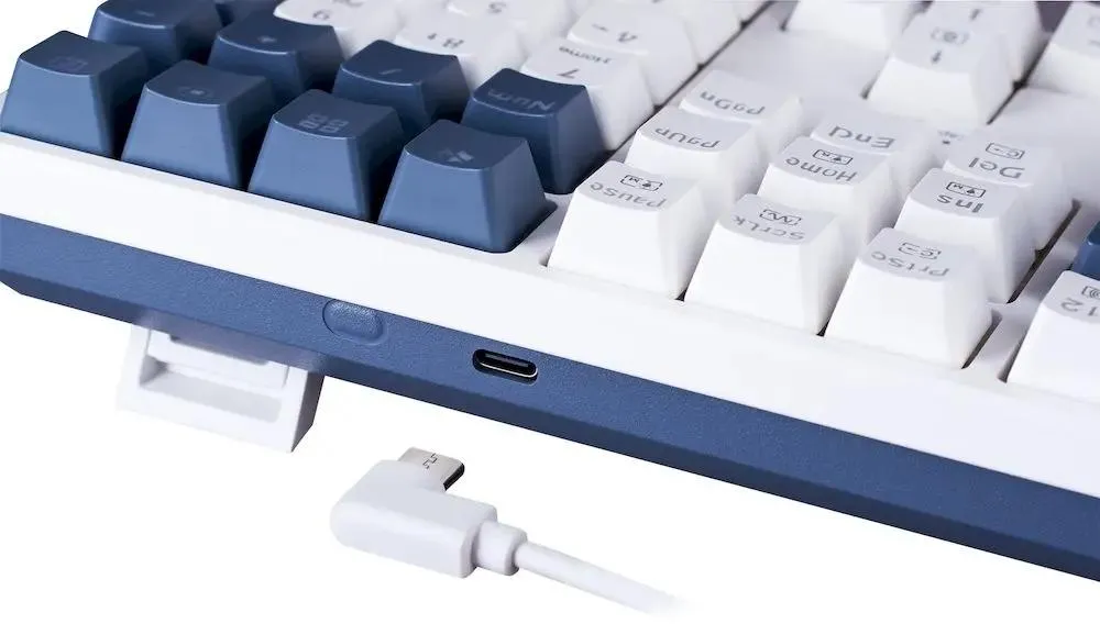 Клавиатура игровая механическая Redragon Whisper белый (71964)