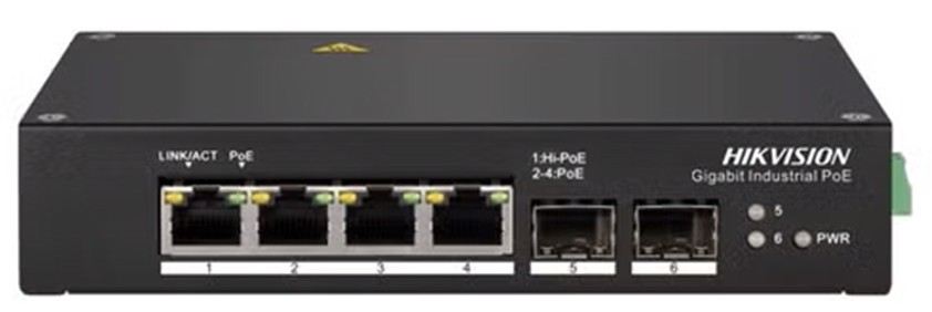 Коммутатор Hikvision DS-3T0506HP (DS-3T0506HP/No Power unit)